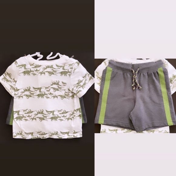Two Piece Matching Shorts and Top Set for Women